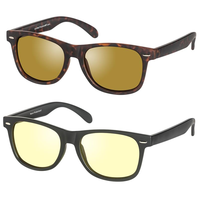 Eagle Eyes Charlie Sunglasses (tortoise) & Night-Lites (matte black) Set
